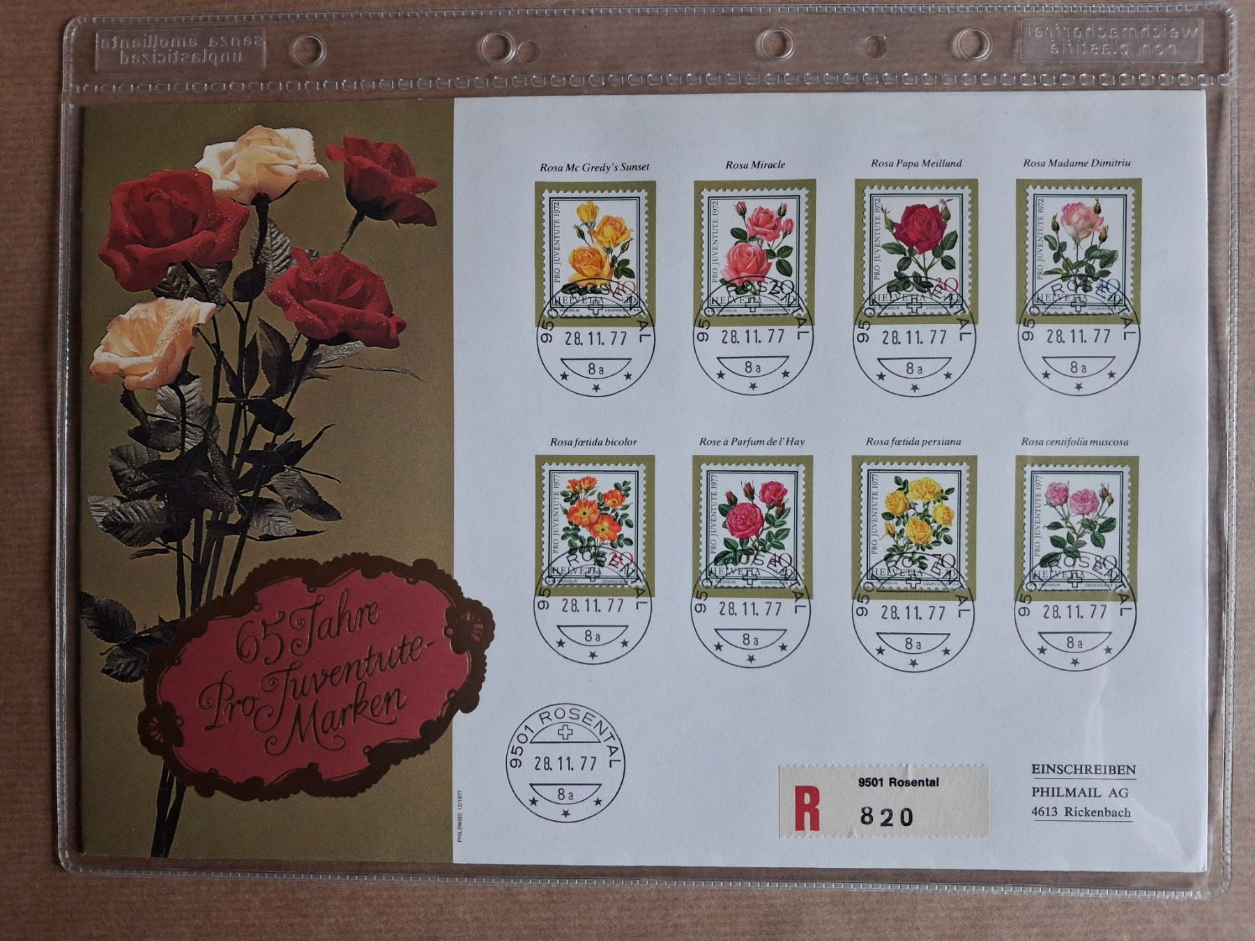 Alle Briefmarken: 2 FDC Schweiz 1977 +1978. Gemäss Bildern – Gebraucht aus Hagendorn von siwasi3 1