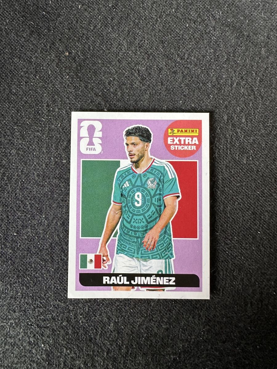 Panini Carte collezionabili: RAUL JIMENEZ EXTRA STICKER PANINI WM 2026 – Nuovo (secondo la descrizione) da Binz venduto da Cediboy