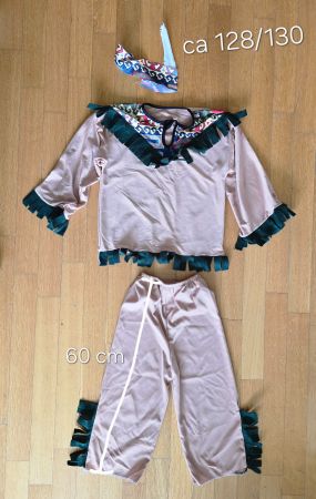 Indianer Kostüm Gr. 128/130 Fasnacht Verkleidung