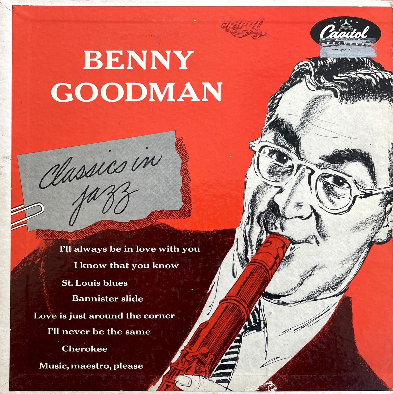 Dischi in vinile: Benny Goodman LP 10' - Classics In Jazz – Usato da Savagnier venduto da Ne2065