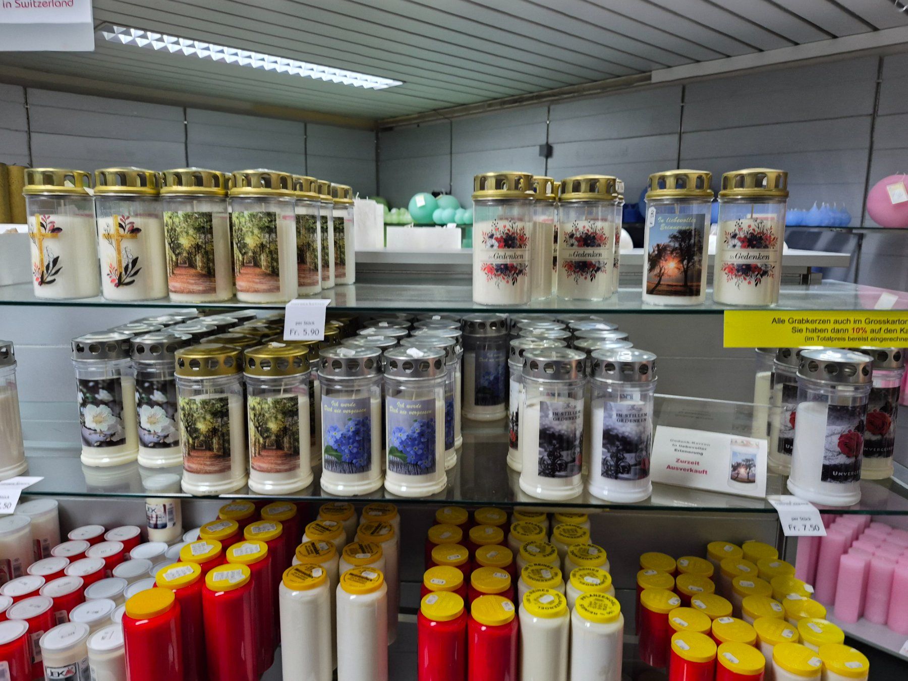 Candele: 495 Posten Grablichter & Deko  aus Liquidation – Nuovo (secondo la descrizione) da Derendingen venduto da Meisterstuecke 1