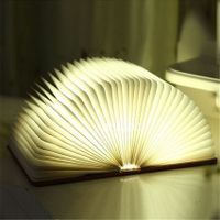 LED Nachttischlampe Buch Lampe Faltbar