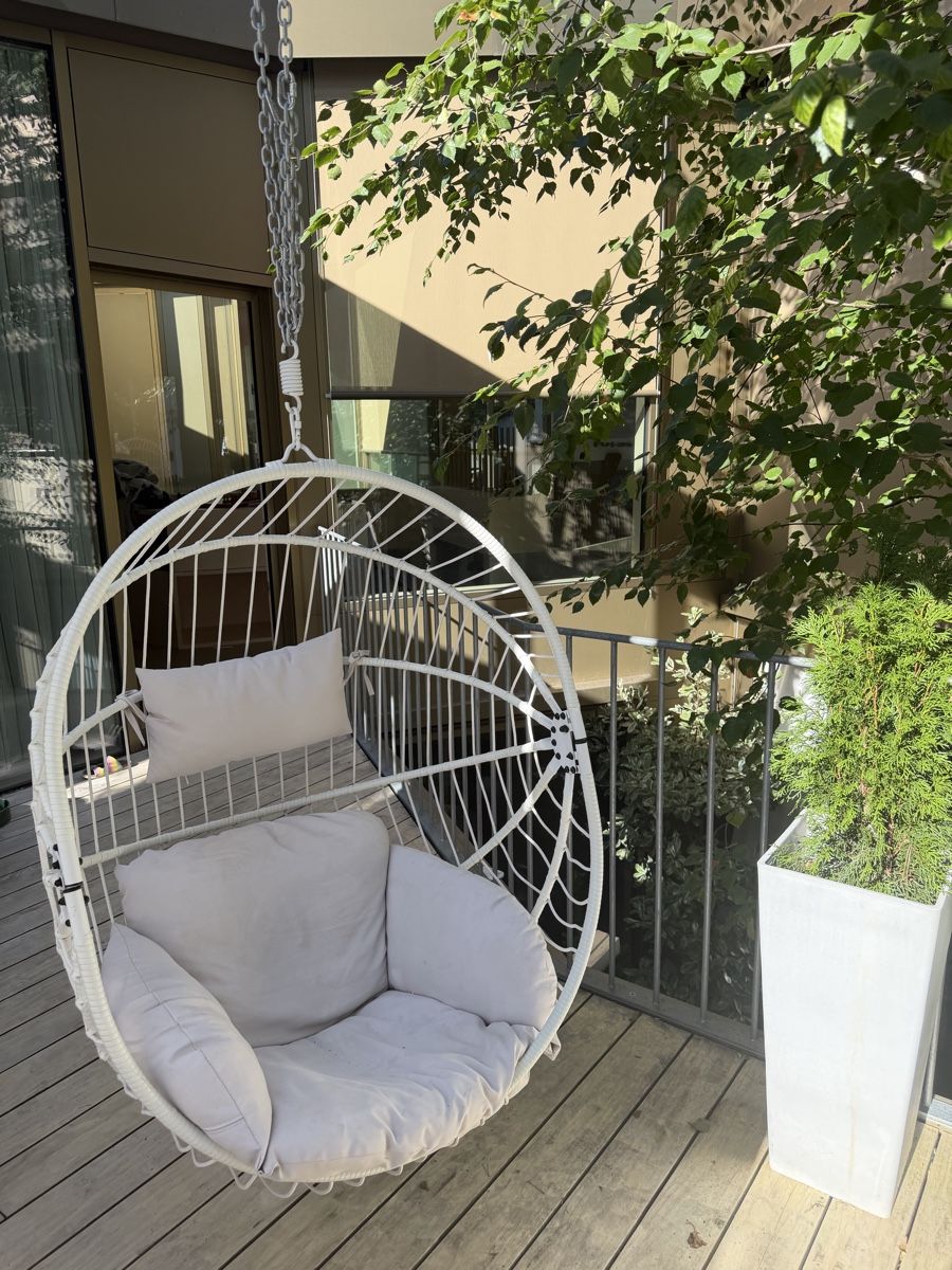 Poltrone pensili da giardino: Hängesessel / Hängeschaukel mit Kette – Usato da Riehen venduto da dap_k686