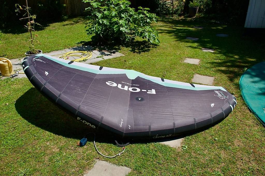 Kite: F-One Swing V5 | 4m2 - Onyx/Mint | Occasion Wing – Gebraucht aus Matten b. Interlaken von hofmandli 1