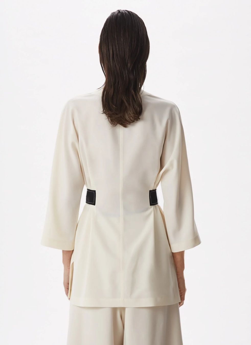 Giacche: Adolfo Dominguez White Safari Jacket + Trousers – Nuovo (secondo la descrizione) da Pfäffikon ZH venduto da JingTunic 3