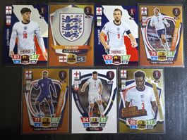 PANINI - Adrenalyn XL Qatar 22 / 7x England Set ⚽️ / 1Fr.!