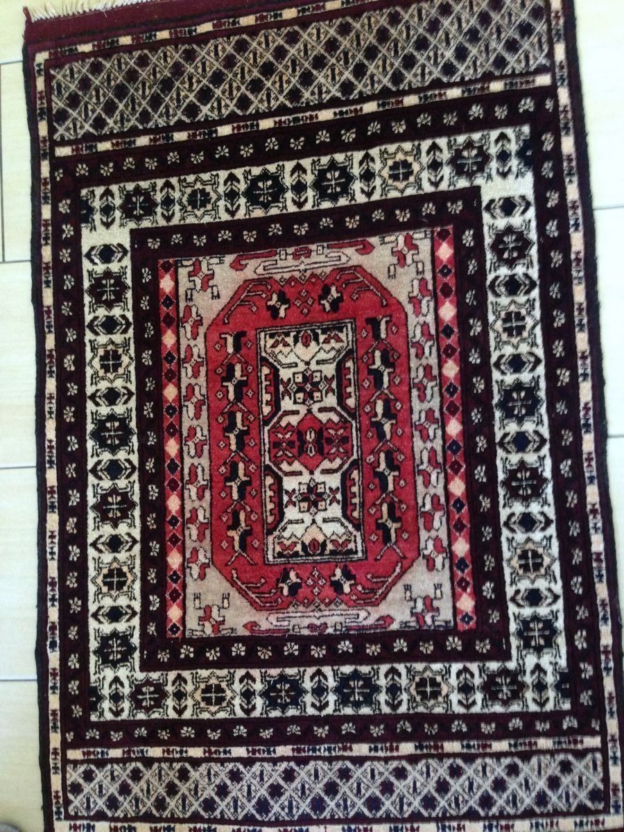 Teppiche: Belutsch Seiden Orientteppich  77 x 125 cm – Gebraucht aus Eschenbach von Alicekunst 4