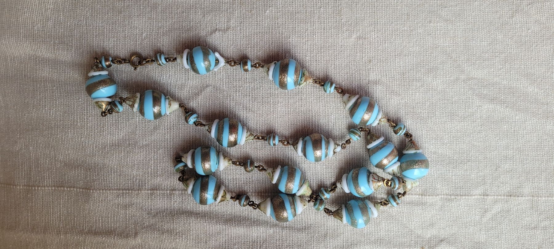 Murano Catenine: Collier en perles de Murano vintage – Usato da Vevey venduto da lba_dd82