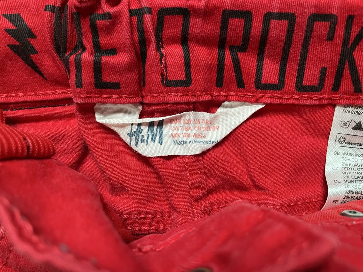 H&M Pantaloni: Rote Hose Jeans Grösse 128 – Usato da Zürich venduto da EliseSchmitz 2