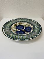 Royal Copenhagen Handbemalter Zierteller Blumenmotiv, 46 cm