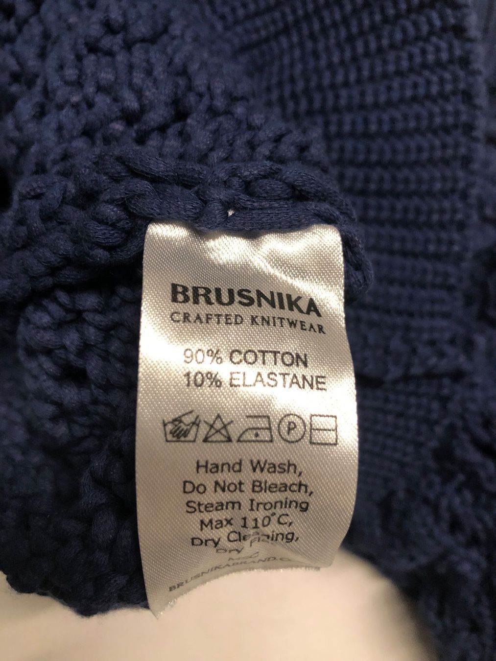 Pullover & Sweatshirts: Baumwoll-Pullover, marineblau, Rundneck, Brusnika – Neu (gemäss Beschreibung) aus Au ZH von hoppundex 5