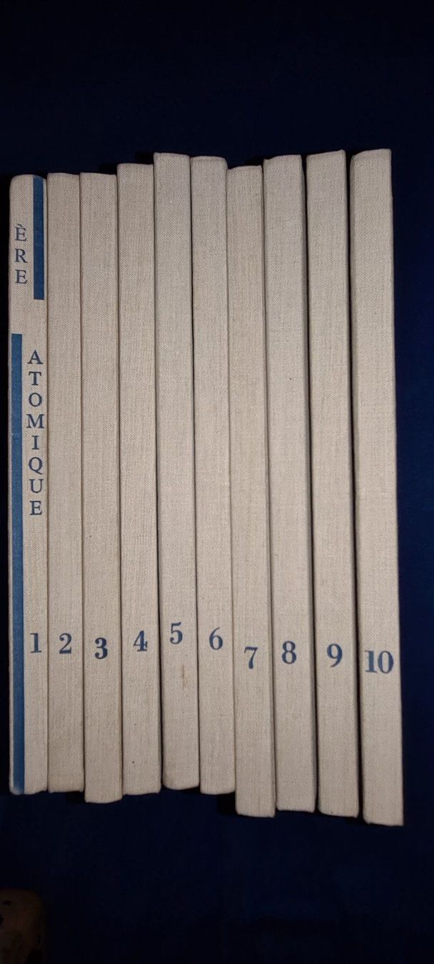 Libri: L'ère atomique / René Kister / 10 vol. – Usato da Cortaillod venduto da signep