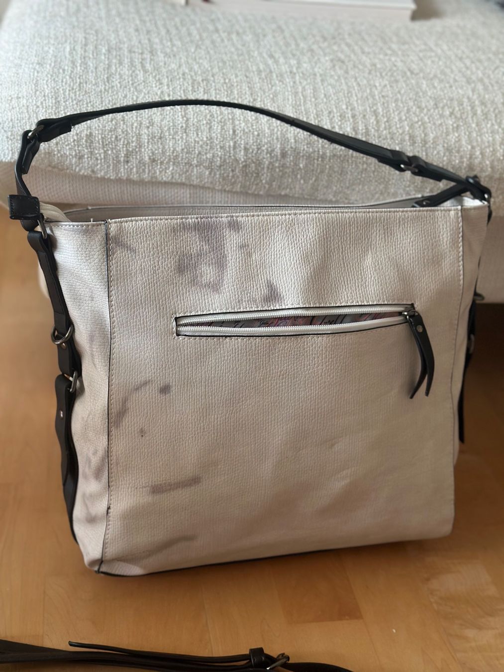 Taschen für Damen: Grosse Handtasche schwarz/weiss – Gebraucht aus Rothenburg von wer_g9fd 4