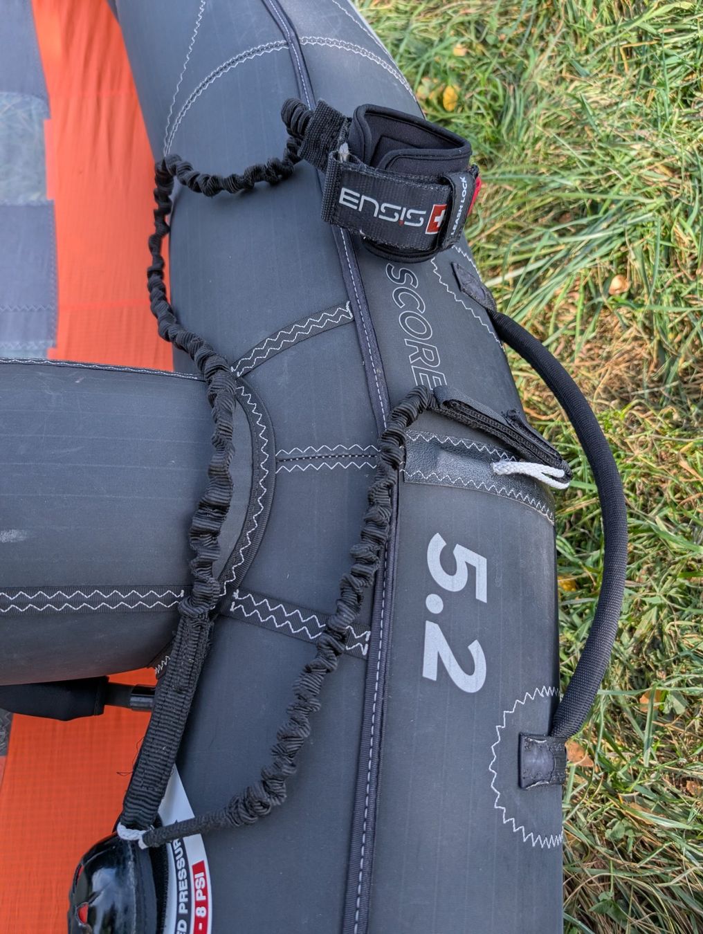 Ensis Surf: Ensis Wing Score 5.2 orange grau – Usato da Kreuzlingen venduto da Schroeder72 5