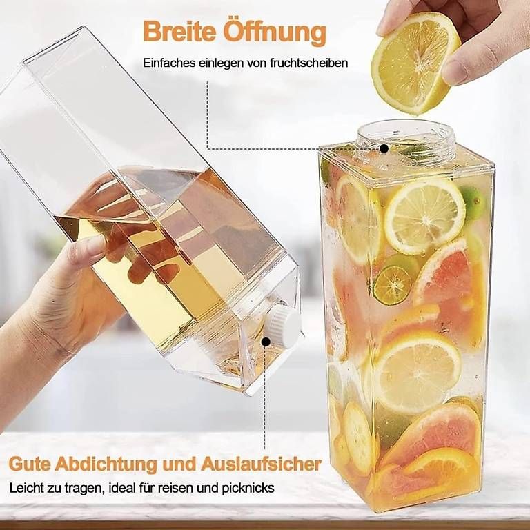 Küchengeräte: 3x Wiederverwendbare Milchkarton in PET – Neu und originalverpackt aus Abtwil SG von marcel9121 4