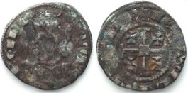 ZYPERN Königreich. AR 1/2 Gros HENRY II 1310-1324 ss