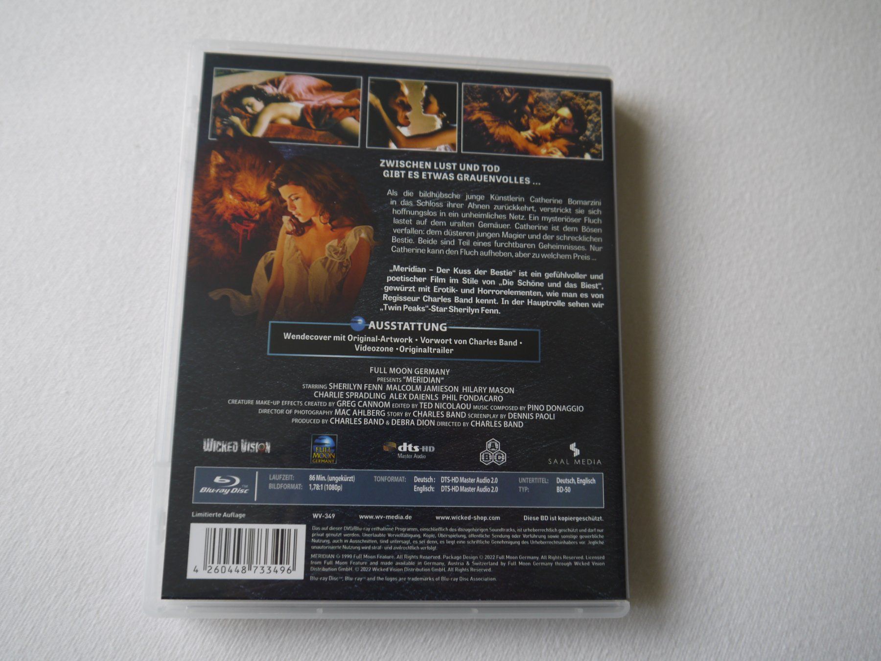 Tutti i DVDs: MERIDIAN - Der Kuss der Bestie – Usato da Hagendorn venduto da Blaf 1
