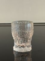 Schnapsgläschen farblos Glas Sarpaneva Iitala Aslak 60er