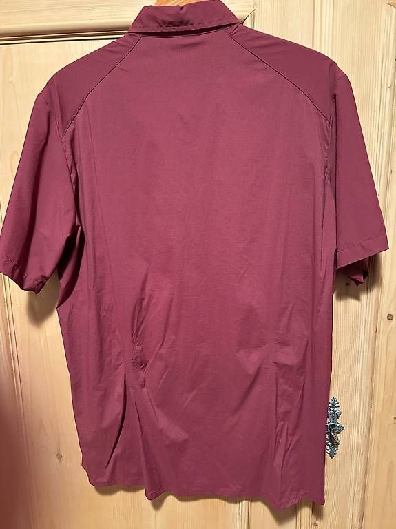 Schoeffel Camicie: Schöffel Funktions - Hemd kurzarm - bordeaux rot – Usato da Goldach venduto da Eme 2