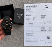 Herrenuhr Guess W1132G1 schwarz gold neu mit Box