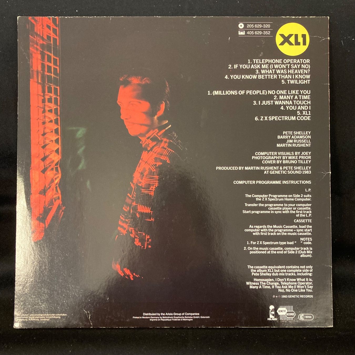 Dischi in vinile: Pete Shelley / XL1 – Usato da St.Gallen venduto da Out-take 1