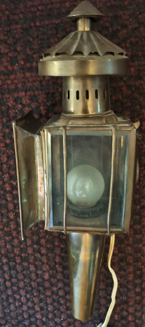 Lampade: Antike Messing-Kutschen-Lampe, elektrifiziert – Usato da Emmenbrücke venduto da abu_9mj8 1