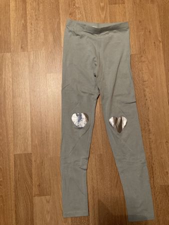 Mädchen Herz Leggings Gr. 128