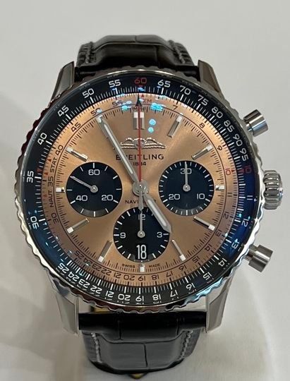 Breitling Uhren: Breitling Navitimer B01 Chronograph 43 AB0138241K1P1 8.750,- – Neu (gemäss Beschreibung) aus Zürich von juwelier-damken 3