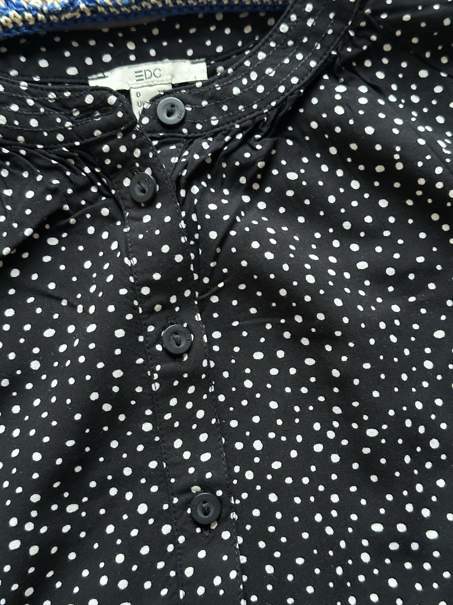 Esprit Camicette: Schwarze Bluse mit Pünktchen von Esprit Gr.M – Usato da Langnau aA venduto da Camelia14 3