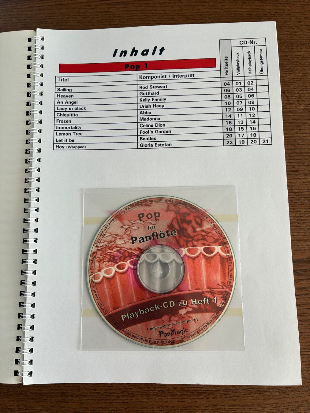 Bücher: PanMagic Panflöten-Notenheft 1, Pop, mit CD – Gebraucht aus Uster von em_58td 1