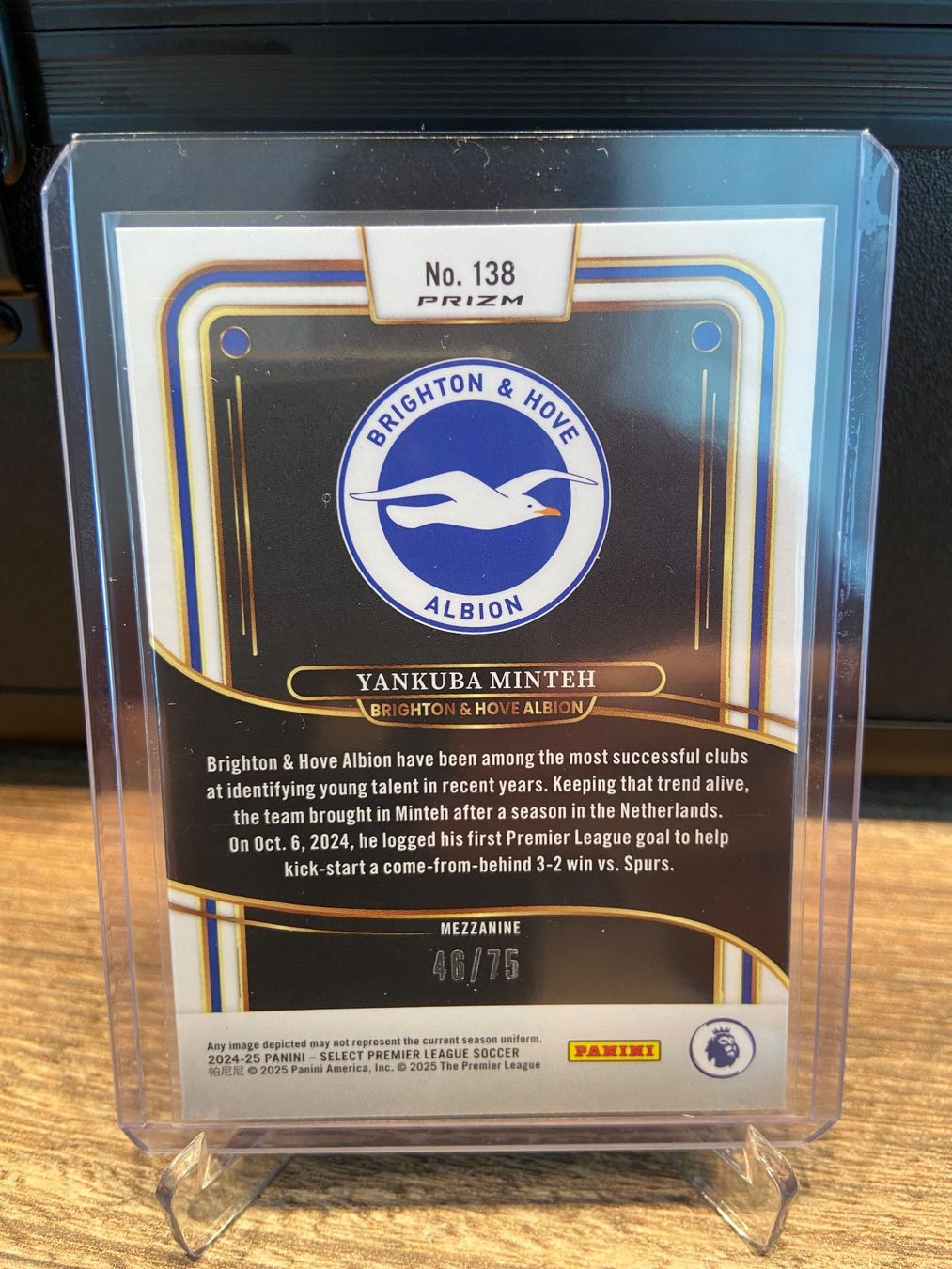Panini Sammelbilder & Trading cards: Yankuba Minteh 46/75 Panini Select Prem.League 24/25 – Gebraucht aus Dagmersellen von dav_b656 1