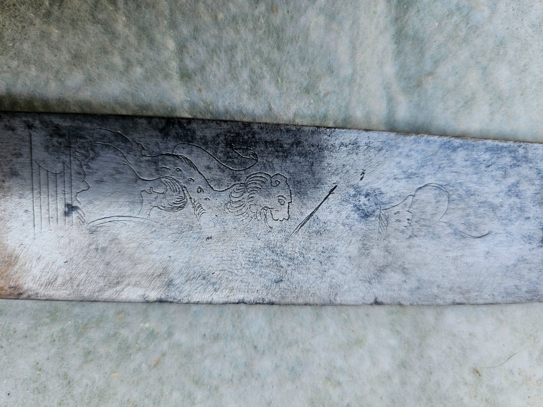 Armi bianche: Faschinenmesser ca. 1830-1850 – Usato da Wädenswil venduto da Mikamae 3