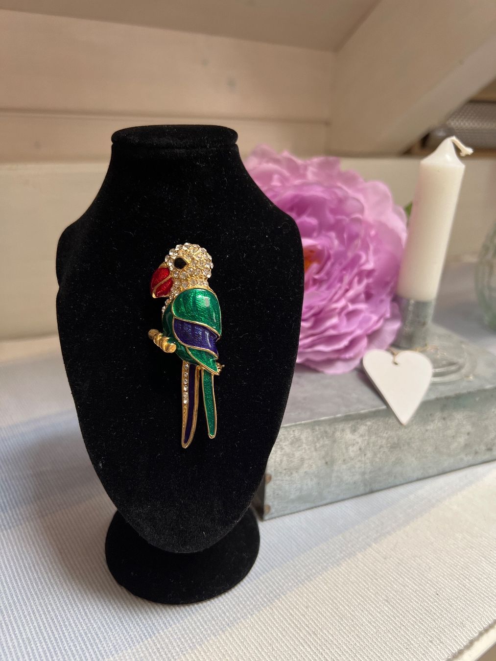 Broschen & Nadeln: Papagei Brosche – Neu (gemäss Beschreibung) aus Seon von Sunny-Schmuck78