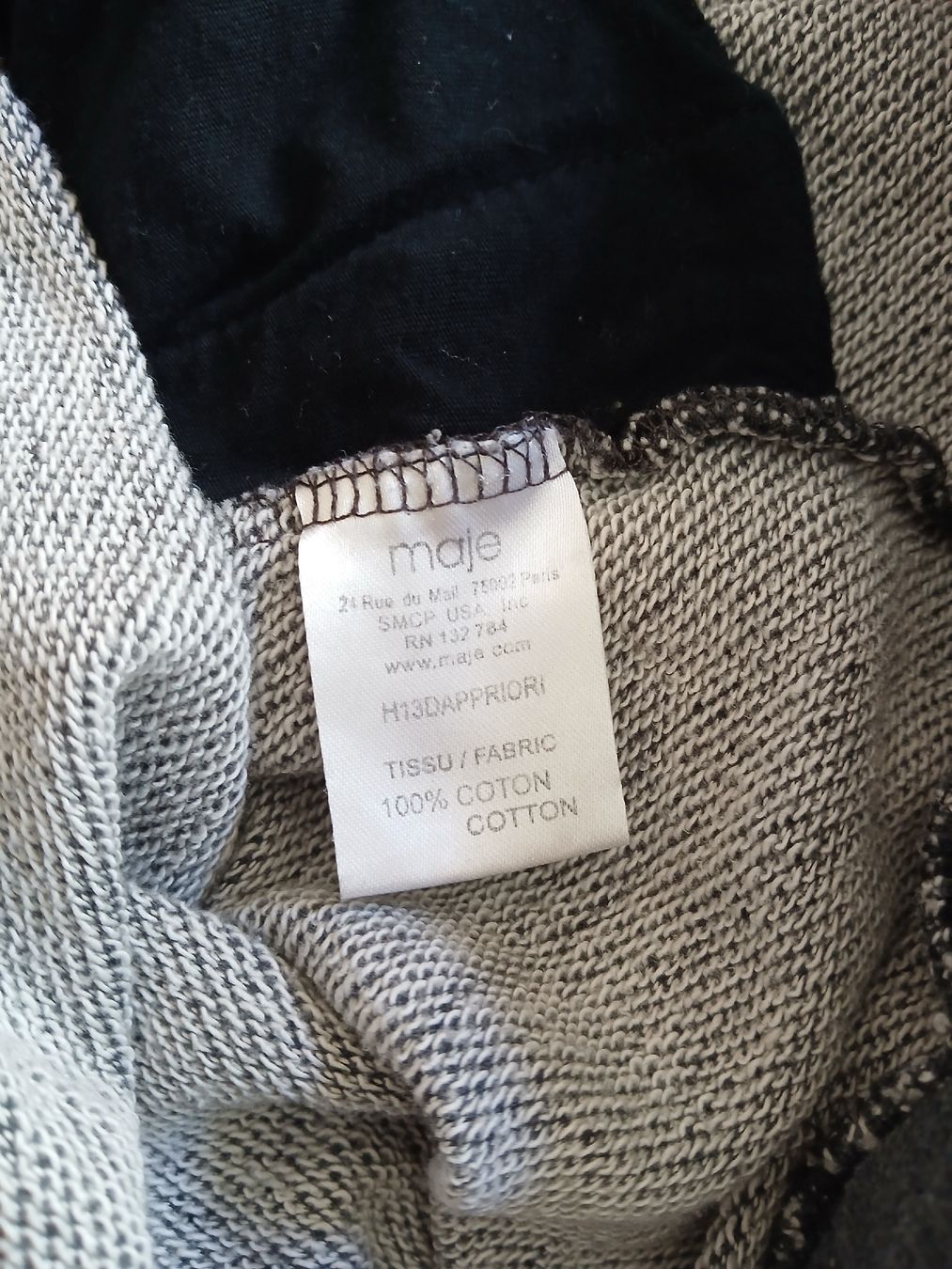 Maje Vestiti: Robe-sweat MAJE léopard noir – Usato da Paudex venduto da sss_m9wq 2