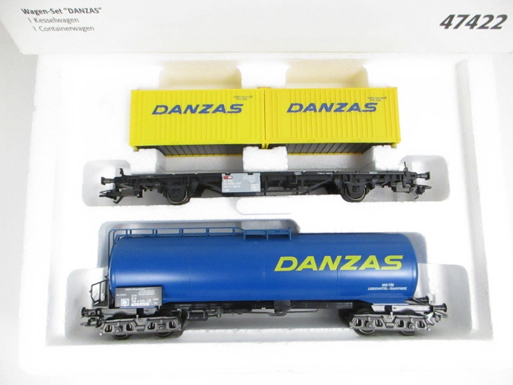 Märklin Modellini di ferrovie: Märklin H0 47422 SBB Wagen-Set DANZAS – Usato da Olten venduto da Heinrich875 1