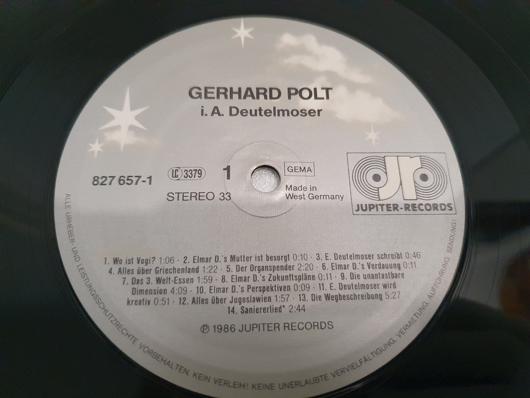 Schallplatten: Gerhard Polt – I. A. Deutelmoser – Gebraucht aus Uster von Vinyl-Leidenschaft 3