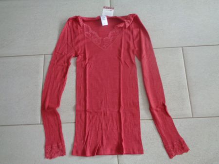 CALIDA Langarm-Shirt aus Wolle & Seide GR.M NEU