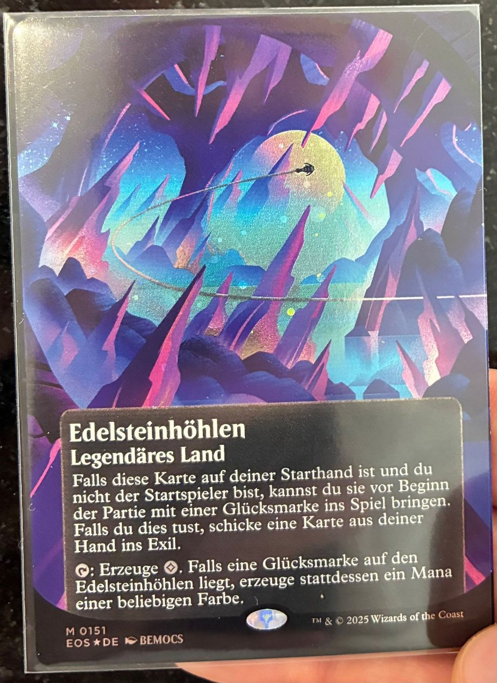 Magic The Gathering Carte collezionabili: Edelsteinhöhle Galaxy Foil DE - Magic the Gathering - EoE – Nuovo (secondo la descrizione) da Balzers venduto da mar_7szj