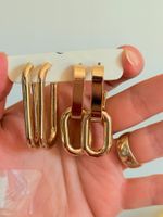 Lot de 2 paires de boucles d'oreilles Lovisa , NEUVES!