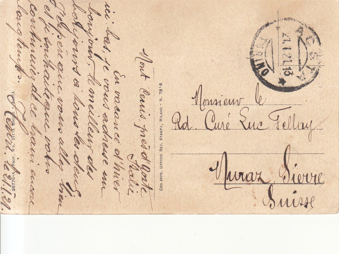 Cartoline postali: Saint Pierre 1921 – Usato da Bürglen TG venduto da StampGraf 1