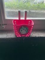 Kinderfahrradkorb Einhorn pink Kunststoff guter Zustand