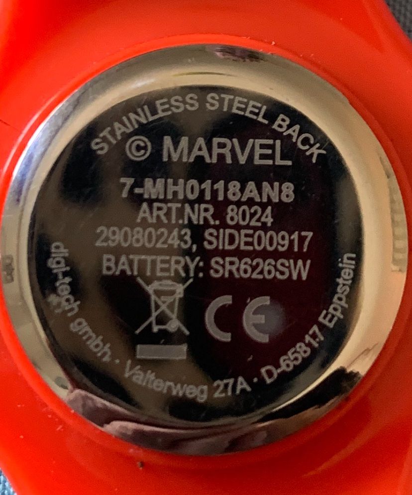 Disney Orologi: Kinderuhr Spiderman MARVEL mit neuer Batterie – Usato da Steinebrunn venduto da Littlebird1 1