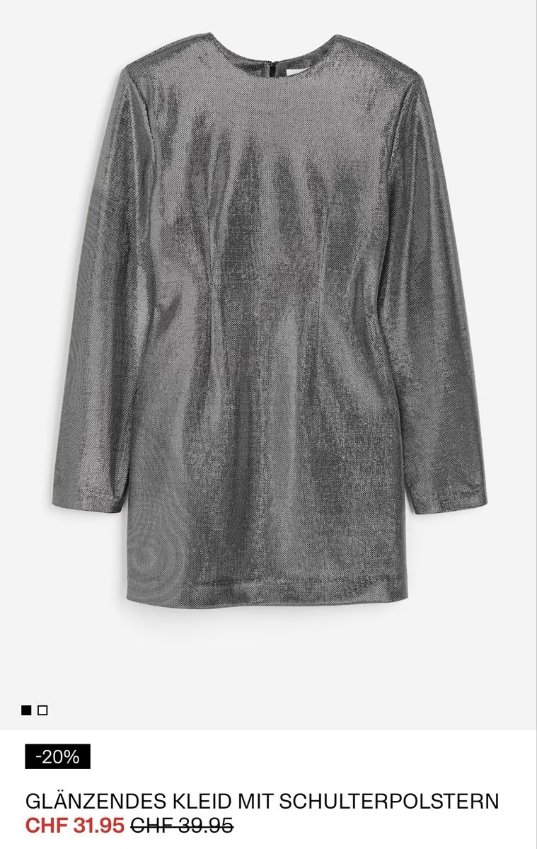 H&M Vestiti: Glänzendes Kleid  – Nuovo (secondo la descrizione) da Visp venduto da inf_7cg2 2