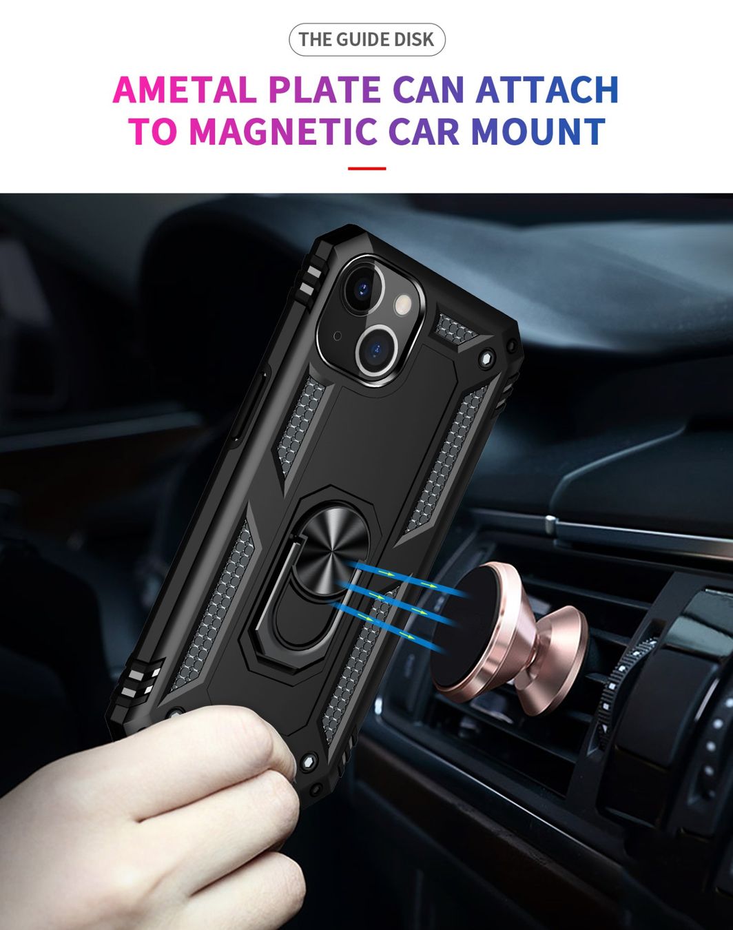 Cover & Protezioni schermo: Handy Hülle Hybrid Bumper Panzer iPhone 13 Mini -schwarz – Nuovo e nell'imballaggio originale da Wabern venduto da Technologiaaa 1