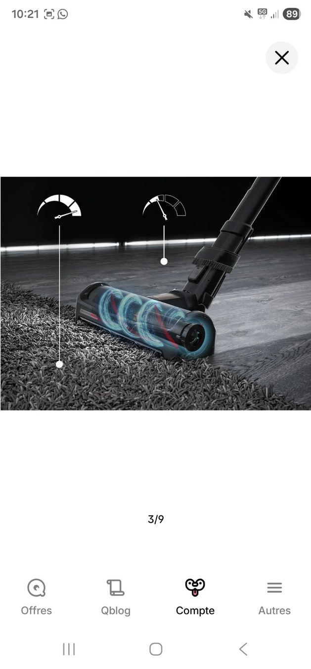 Rowenta Aspirapolveri & Accessori: Rowenta Aspirateur X-Force 15.60 – Usato da La Chaux-de-Fonds venduto da little_bubble 7