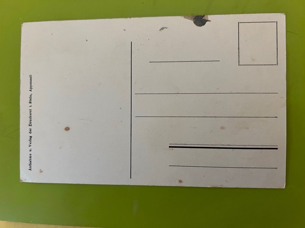 Cartoline postali: GMÜNDENTOBELBRÜCKE STEIN (AR) – Usato da Steinach venduto da Momoco 1