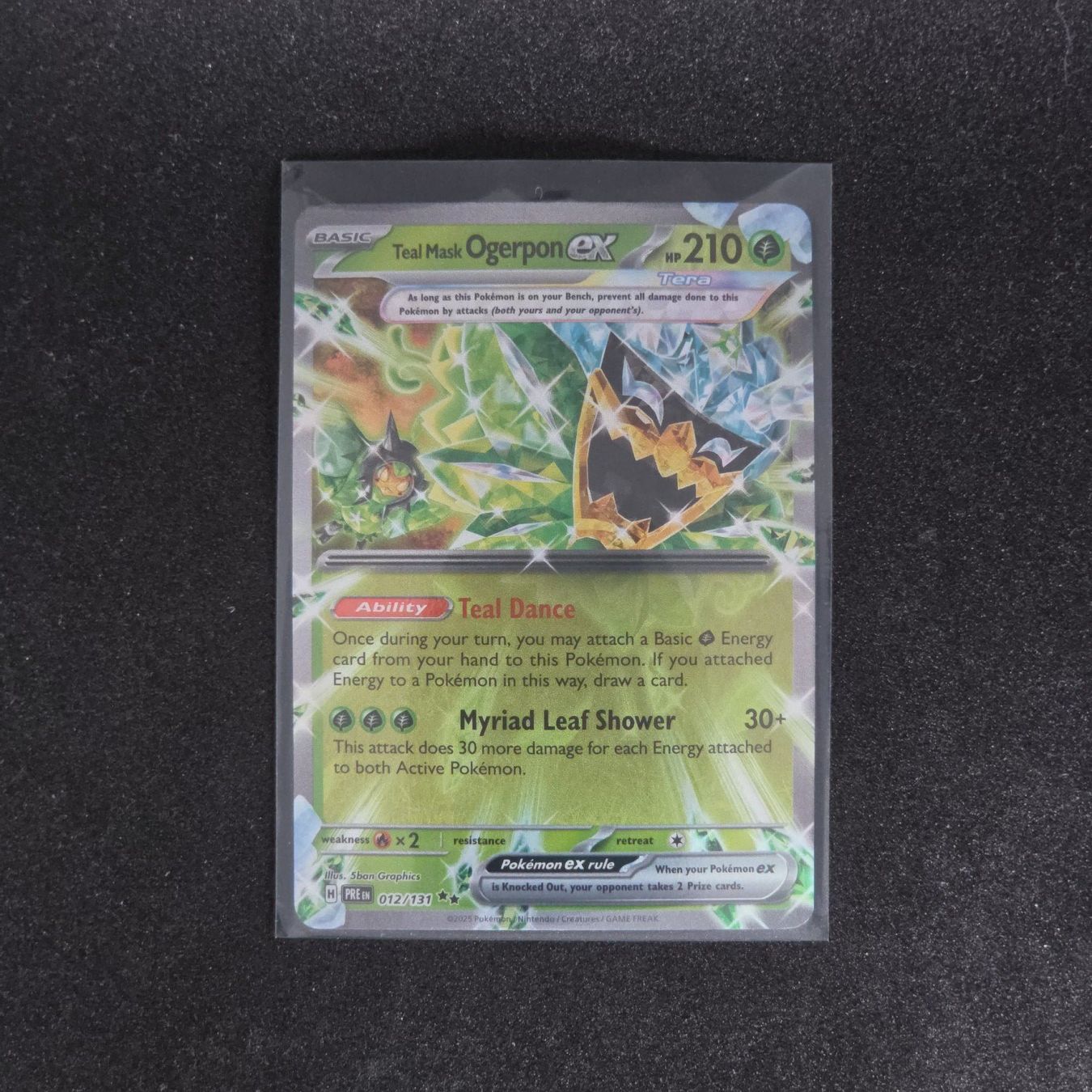 Pokémon Carte collezionabili: Teal Mask Ogerpon ex (PRE 012) – Nuovo (secondo la descrizione) da St. Gallen venduto da CardZelo