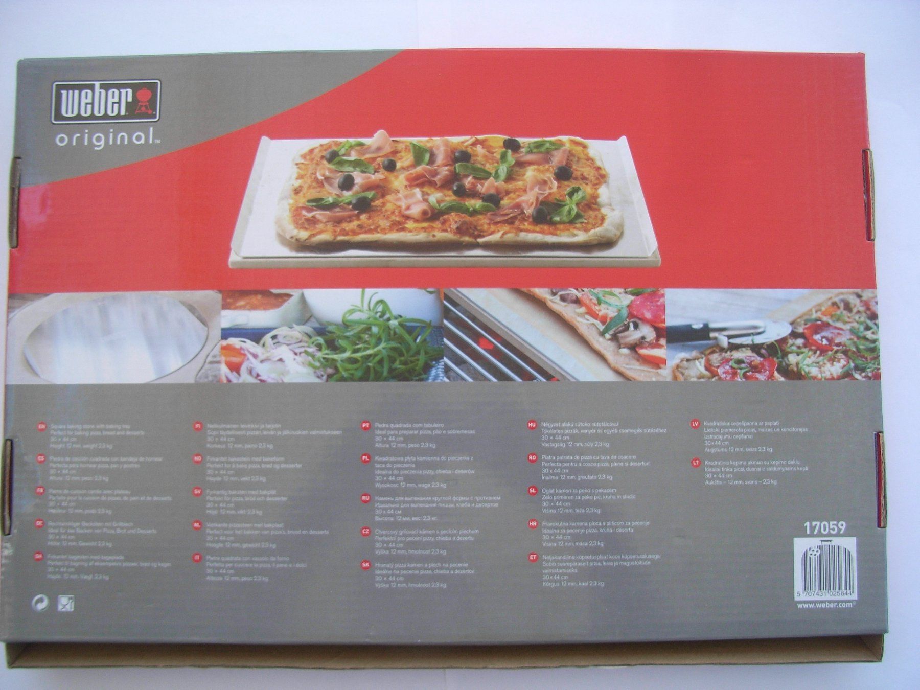 Weber Grills: Weber Pizzastein 17059 44x30 cm mit Backblech & OVP – Gebraucht aus Oberwil BL von ruspidolforit78 2