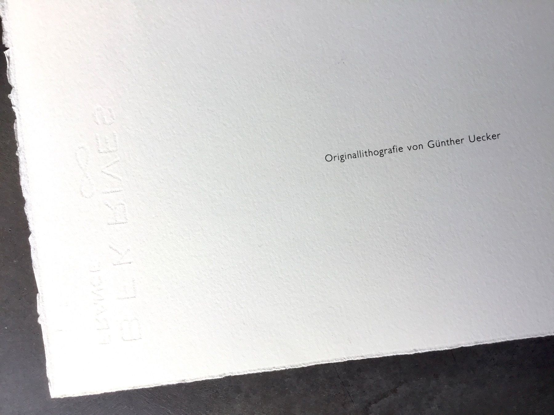 Grafiken & Lithographien: Günther Uecker | Original Lithografie 1985 – Neu (gemäss Beschreibung) aus Eggersriet von Wiese61 4