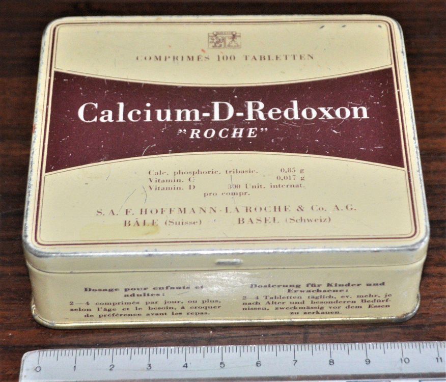 Calcium-D-Redoxon – Werbedose - ROCHE | Kaufen auf Ricardo